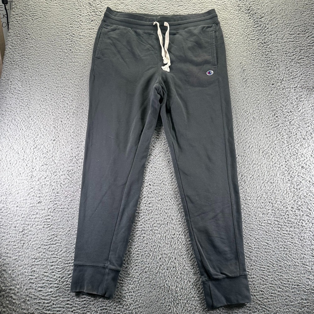 Champion Pant Mens L Gray Jogger Tapered Leg Performance Activewear Running